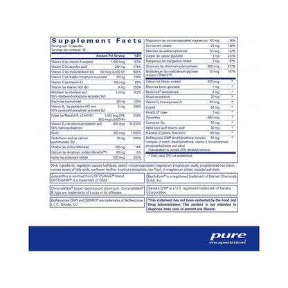 Pure Encapsulations PureGenomics UltraMultivitamin 90 Capsules