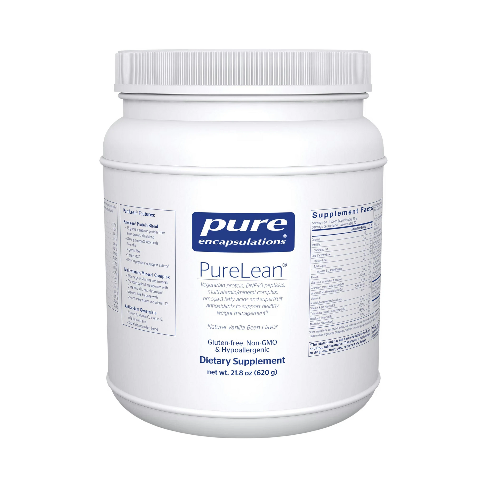 Pure Encapsulations PureLean Protein 620g
