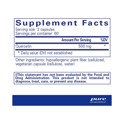 Pure Encapsulations Quercetin 120 Capsules