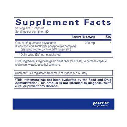 Pure Encapsulations Quercetin UltraSorb 90 Capsules
