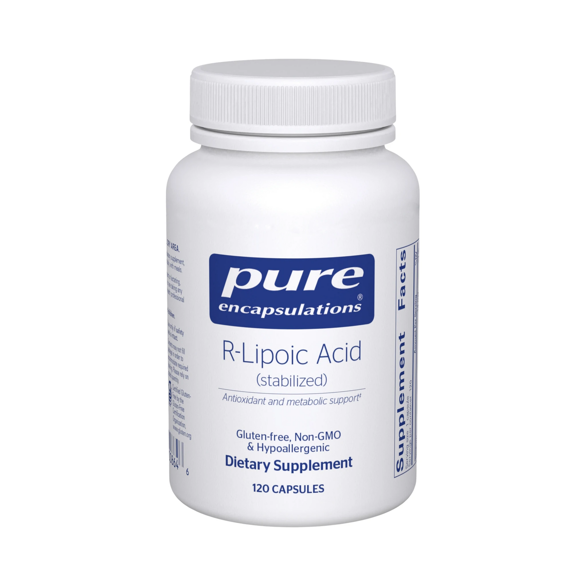 Pure Encapsulations R-Lipoic Acid (stabilized) 120 Capsules