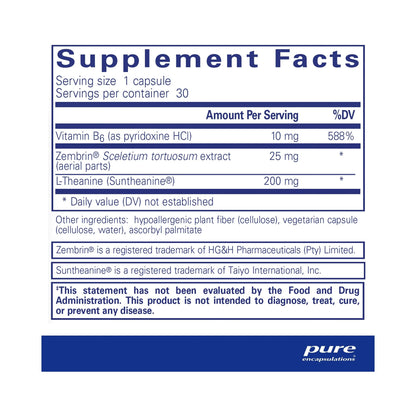 Pure Encapsulations Rapid Calm 30 Capsules