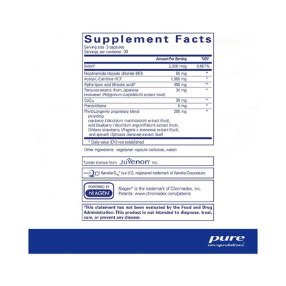 Pure Encapsulations RevitalAge Ultra 90 Capsules