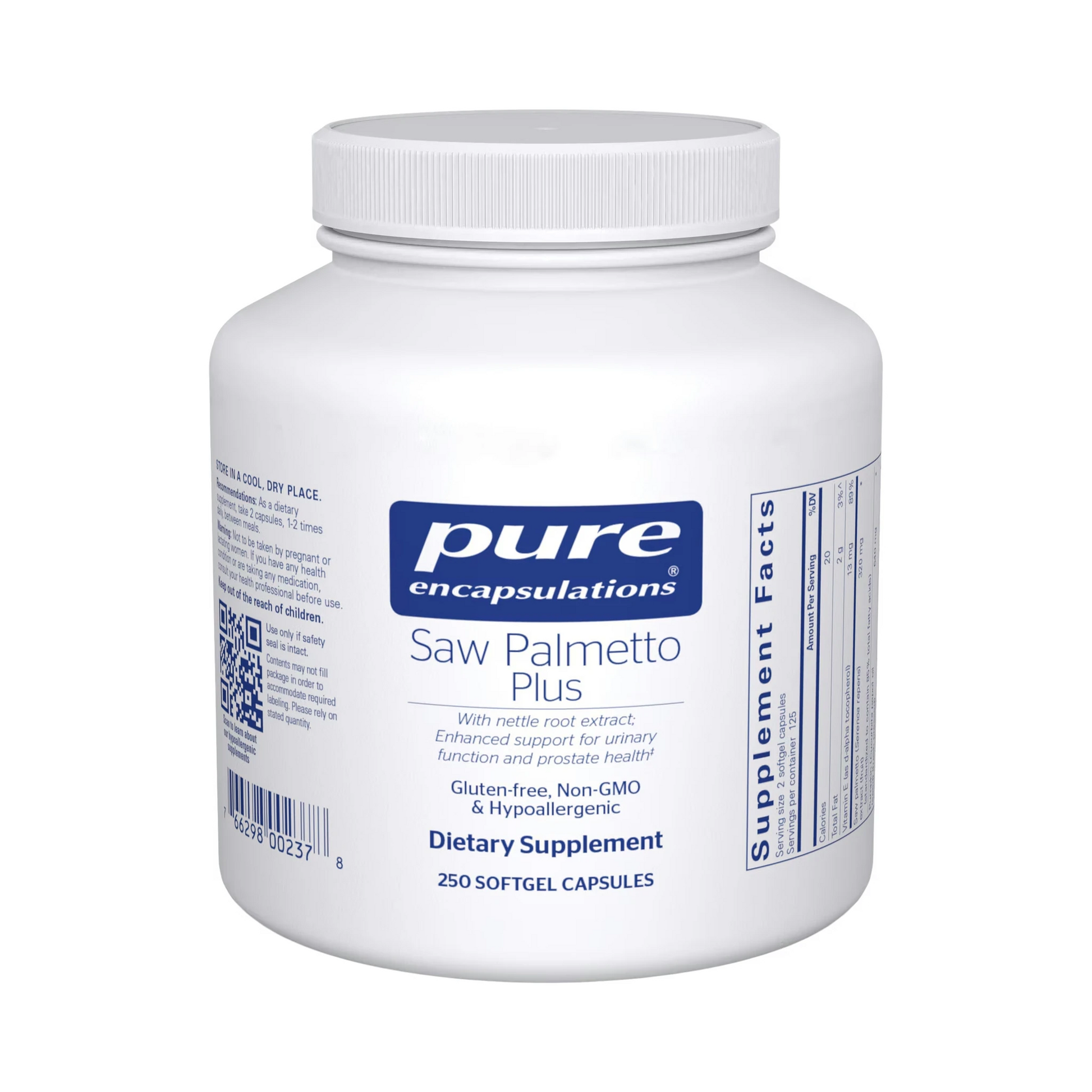 Pure Encapsulations Saw Palmetto Plus 250 Capsules