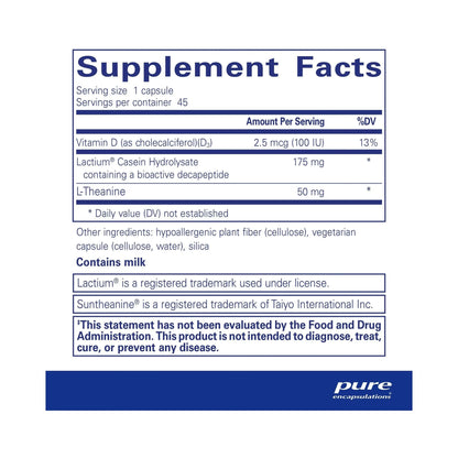 Pure Encapsulations Sereniten Plus 45 Capsules