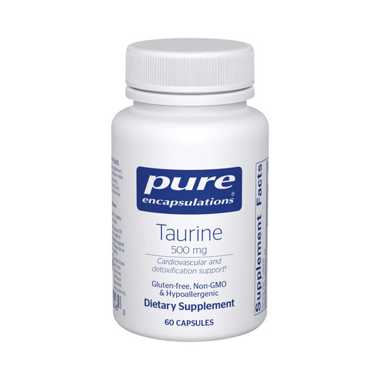 Pure Encapsulations Taurine 500mg 60 Capsules