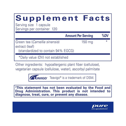Pure Encapsulations Teavigo 120 Capsules