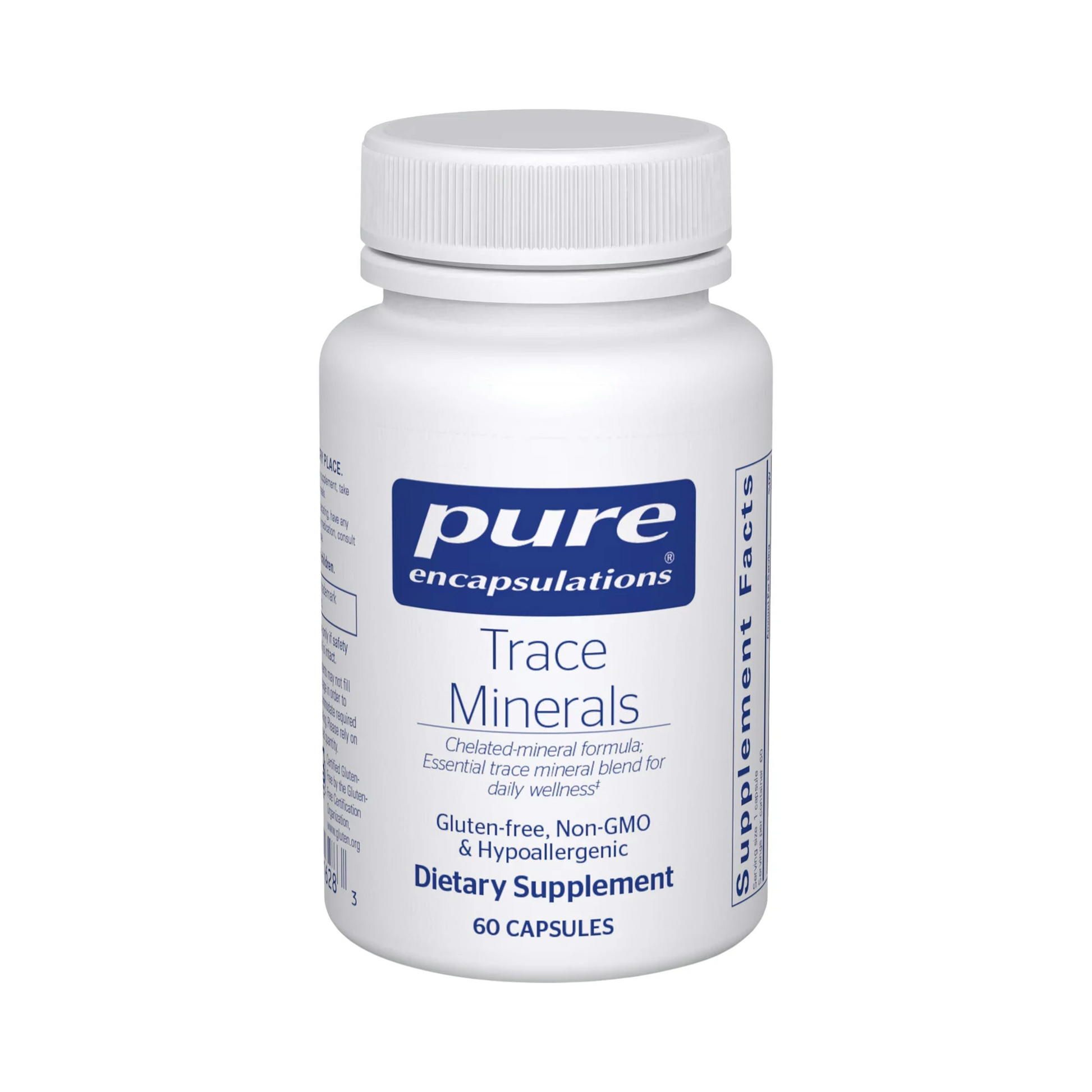 Pure Encapsulations Trace Minerals 60 Capsules