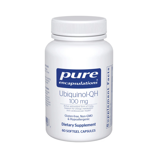 Pure Encapsulations Ubiquinol-QH 100mg 60 Capsules