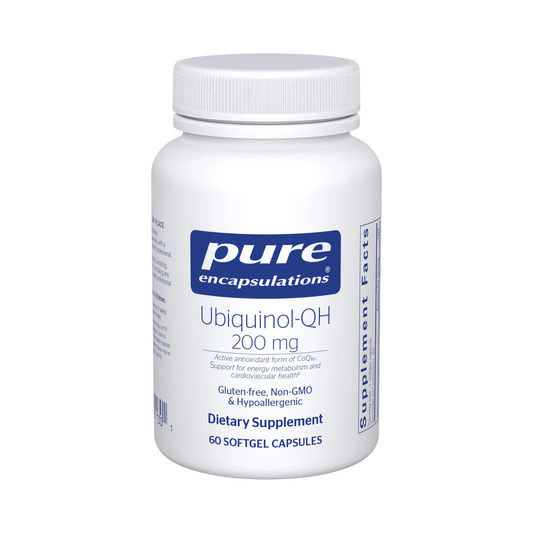 Pure Encapsulations Ubiquinol-QH 200mg 60 Capsules