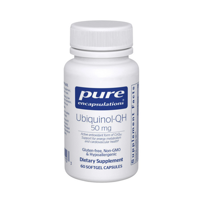 Pure Encapsulations Ubiquinol-QH 50mg 60 Capsules