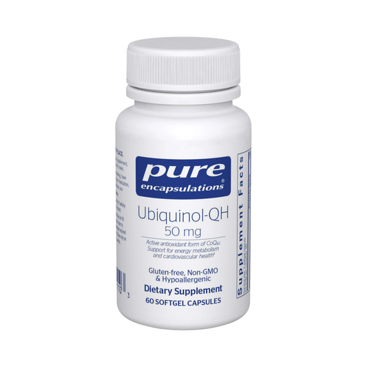 Pure Encapsulations Ubiquinol-QH 50mg 60 Capsules