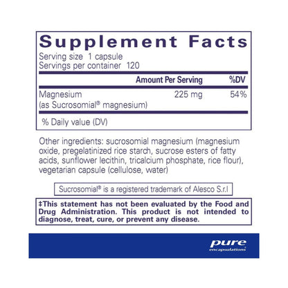 Pure Encapsulations UltraMag Magnesium 120 Capsules