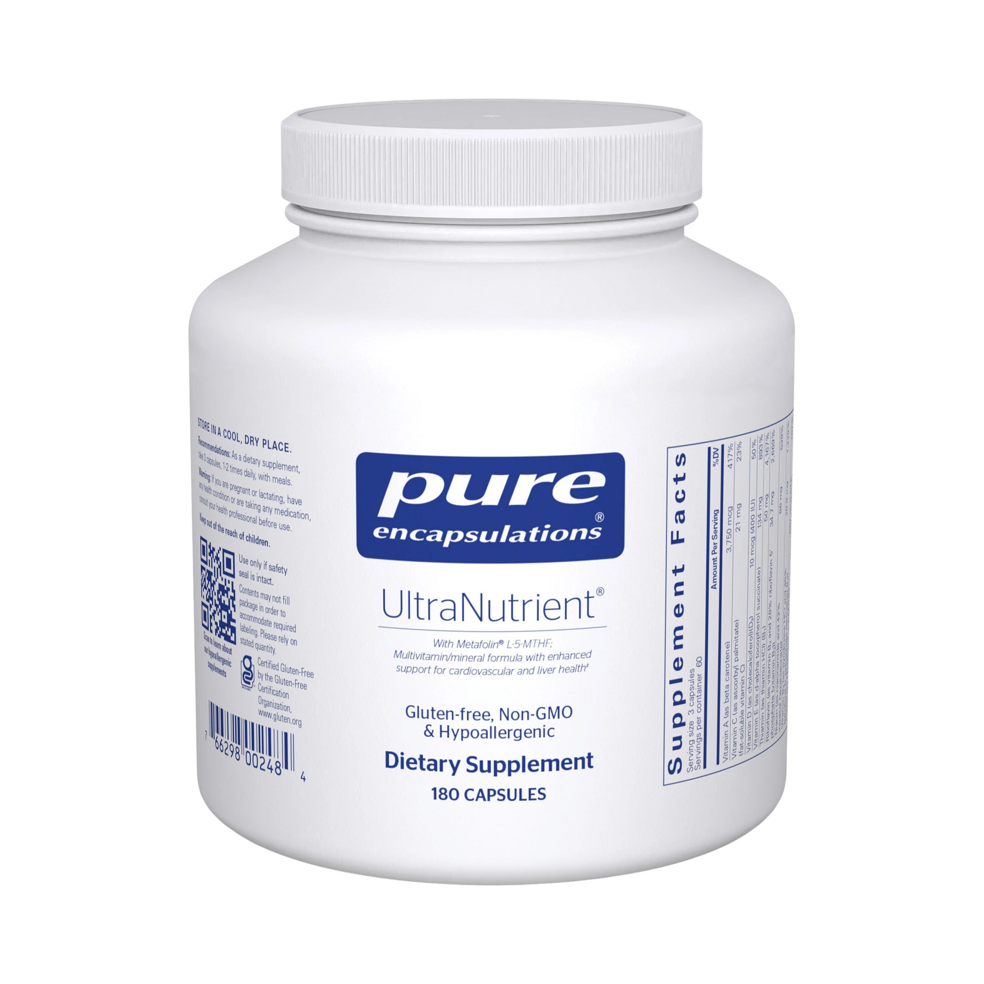 Pure Encapsulations UltraNutrient 180 Capsules