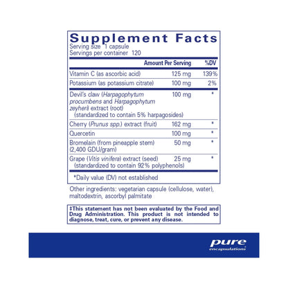 Pure Encapsulations Uric Acid Formula 120 Capsules