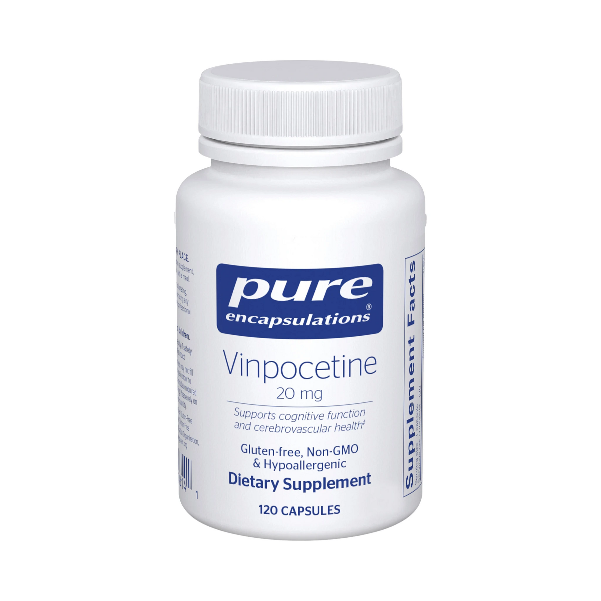 Pure Encapsulations Vinpocetine 20mg 120 Capsules