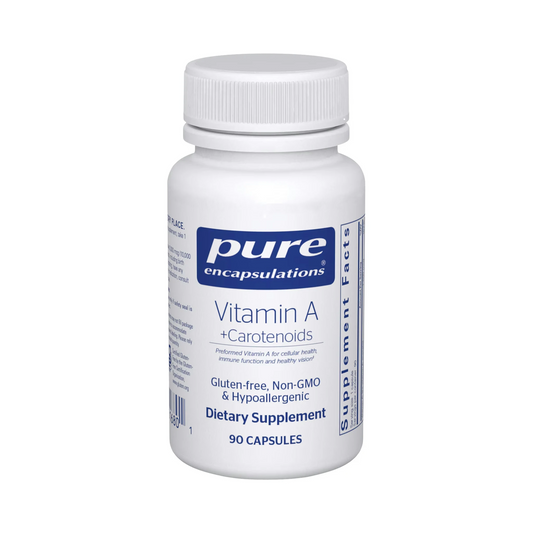 Pure Encapsulations Vitamin A + Carotenoids 90 Capsules