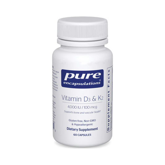 Pure Encapsulations Vitamin D3 & K2 60 Capsules
