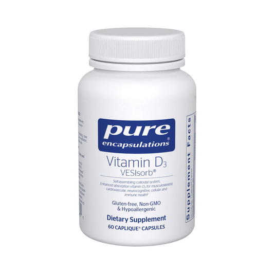 Pure Encapsulations Vitamin D3 VESIsorb 60 Capsules