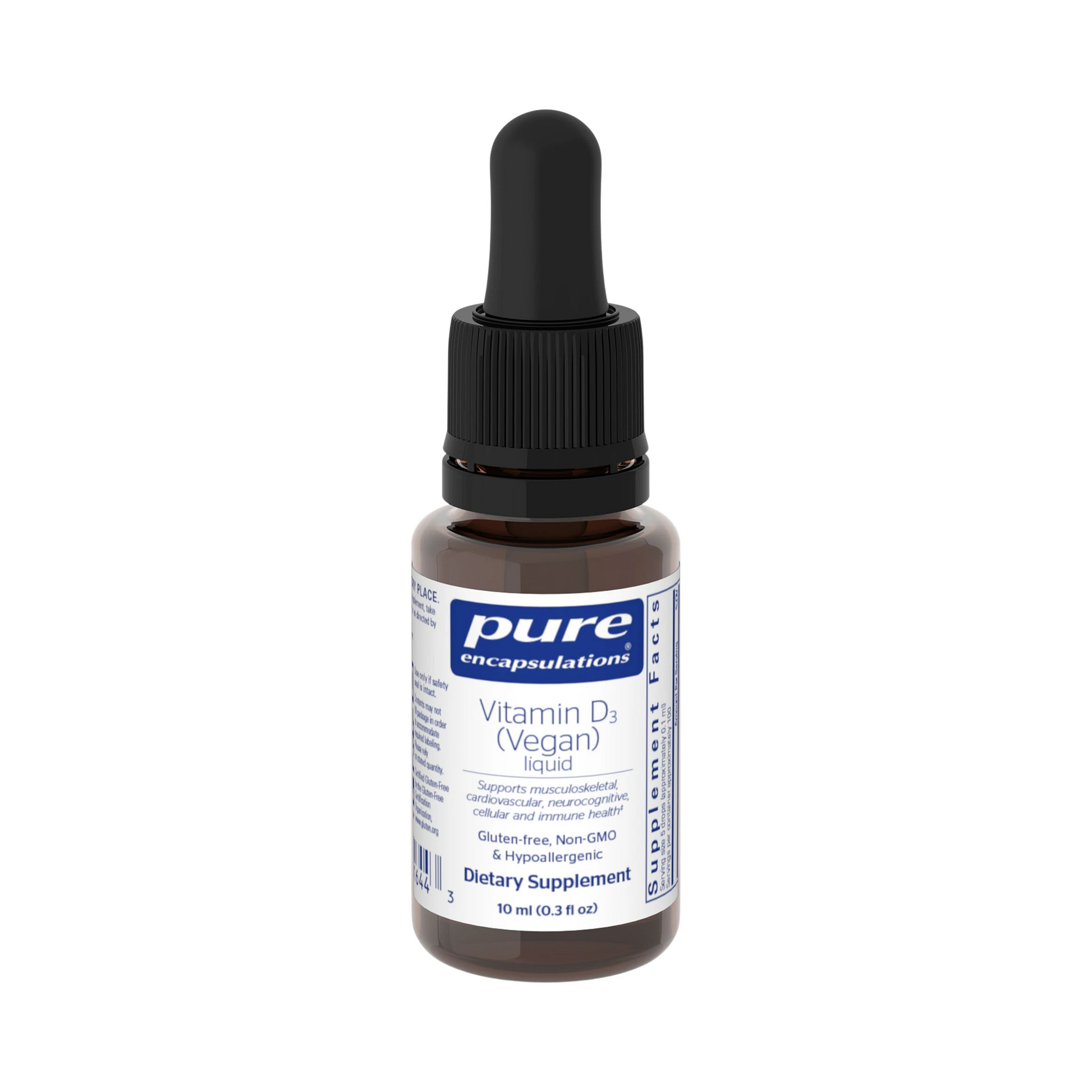 Pure Encapsulations Vitamin D3 (Vegan) liquid 10 mL