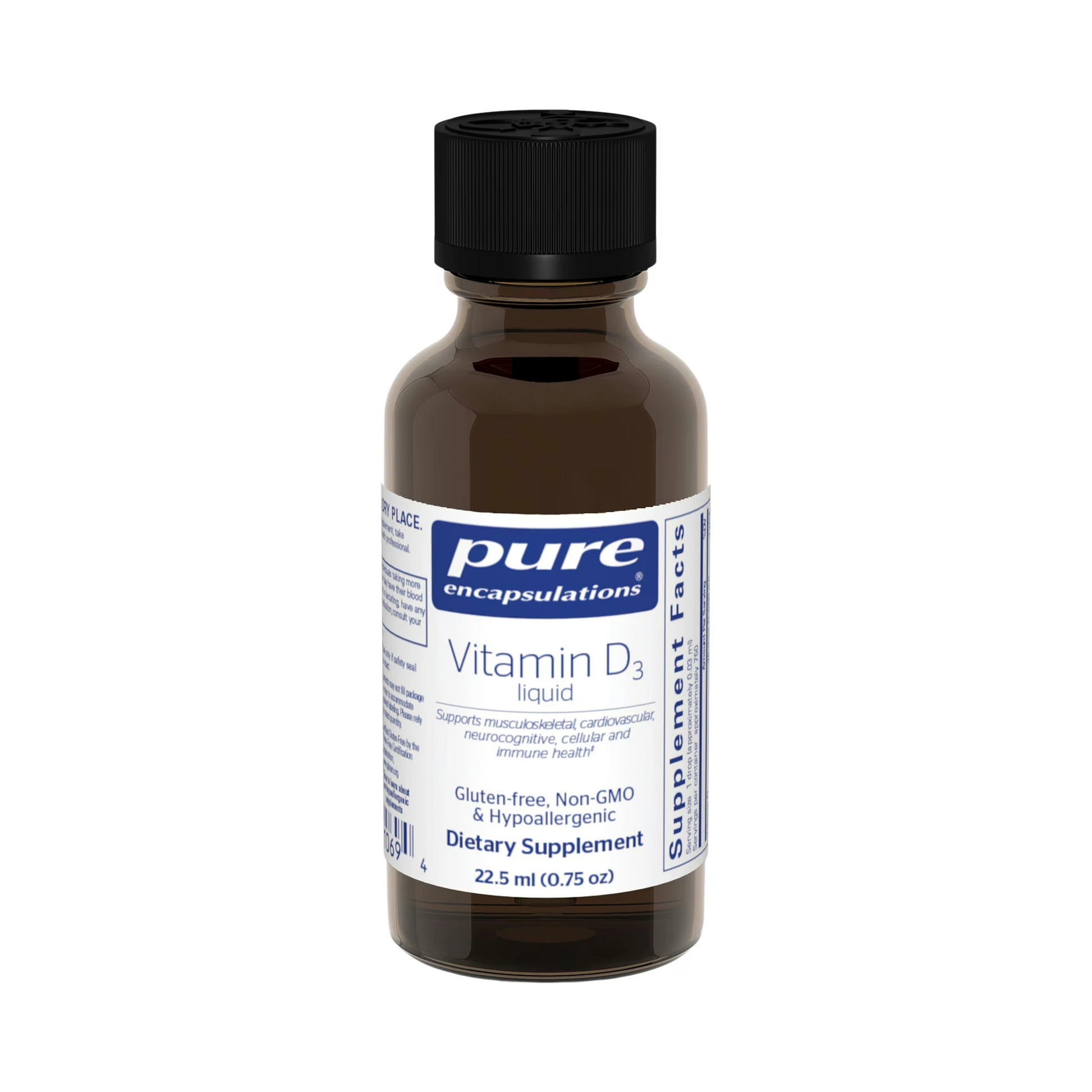 Pure Encapsulations Vitamin D3 liquid 22.5 mL