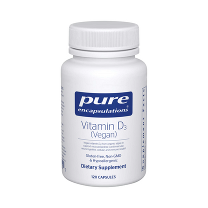 Pure Encapsulations Vitamin D3 (vegan) 120 Capsules