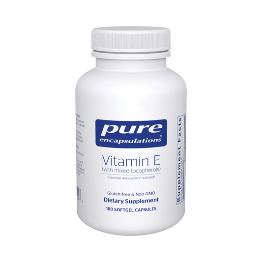 Pure Encapsulations Vitamin E (with mixed tocopherols) 180 Capsules