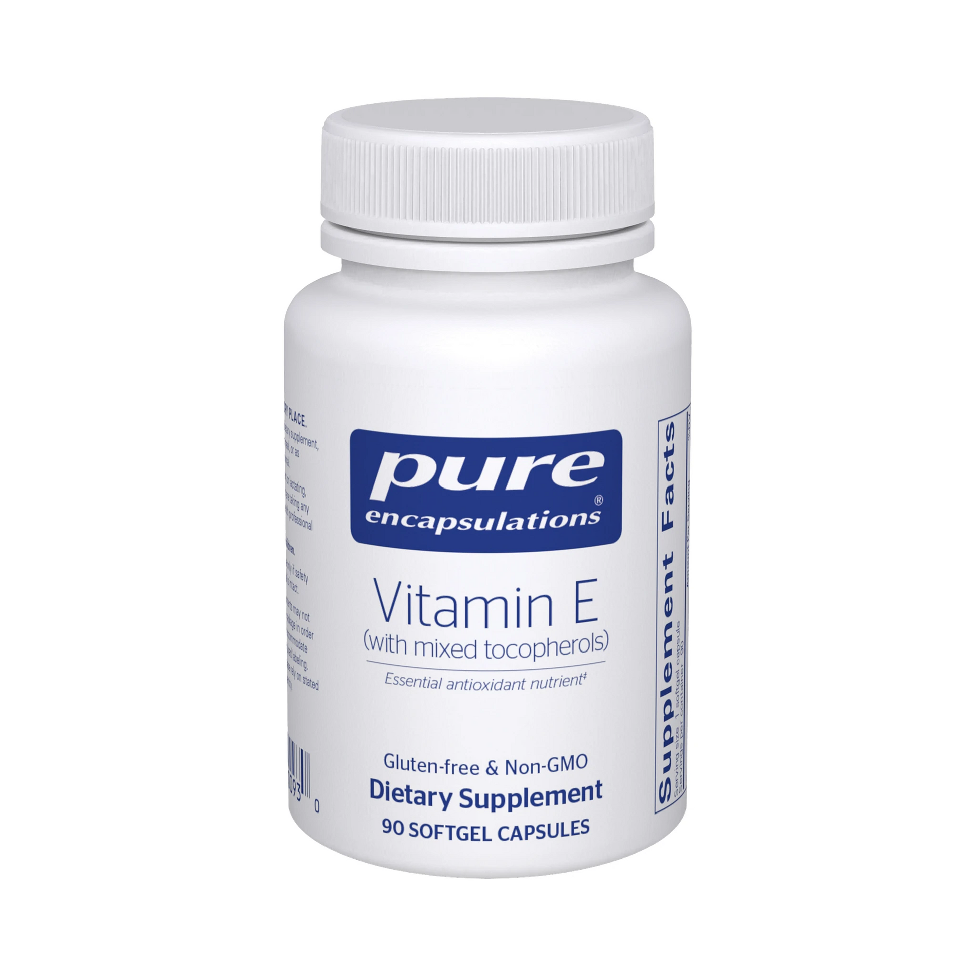 Pure Encapsulations Vitamin E (with mixed tocopherols) 90 Capsules