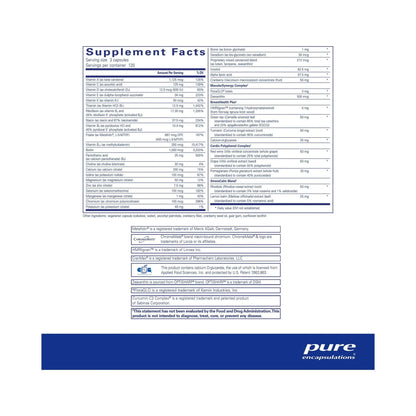 Pure Encapsulations Women’s Nutrients 40+ 180 Capsules