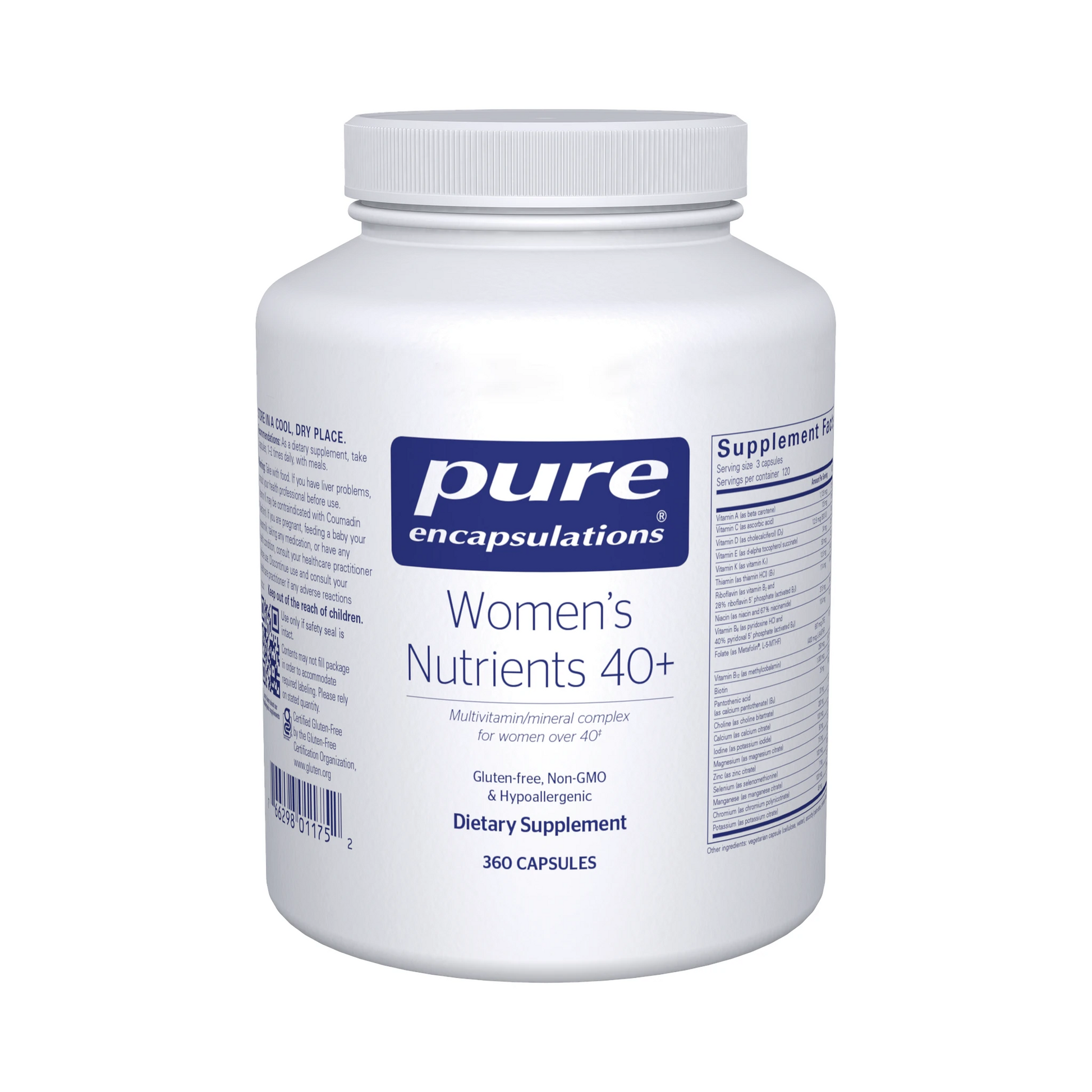 Pure Encapsulations Women’s Nutrients 40+ 180 Capsules