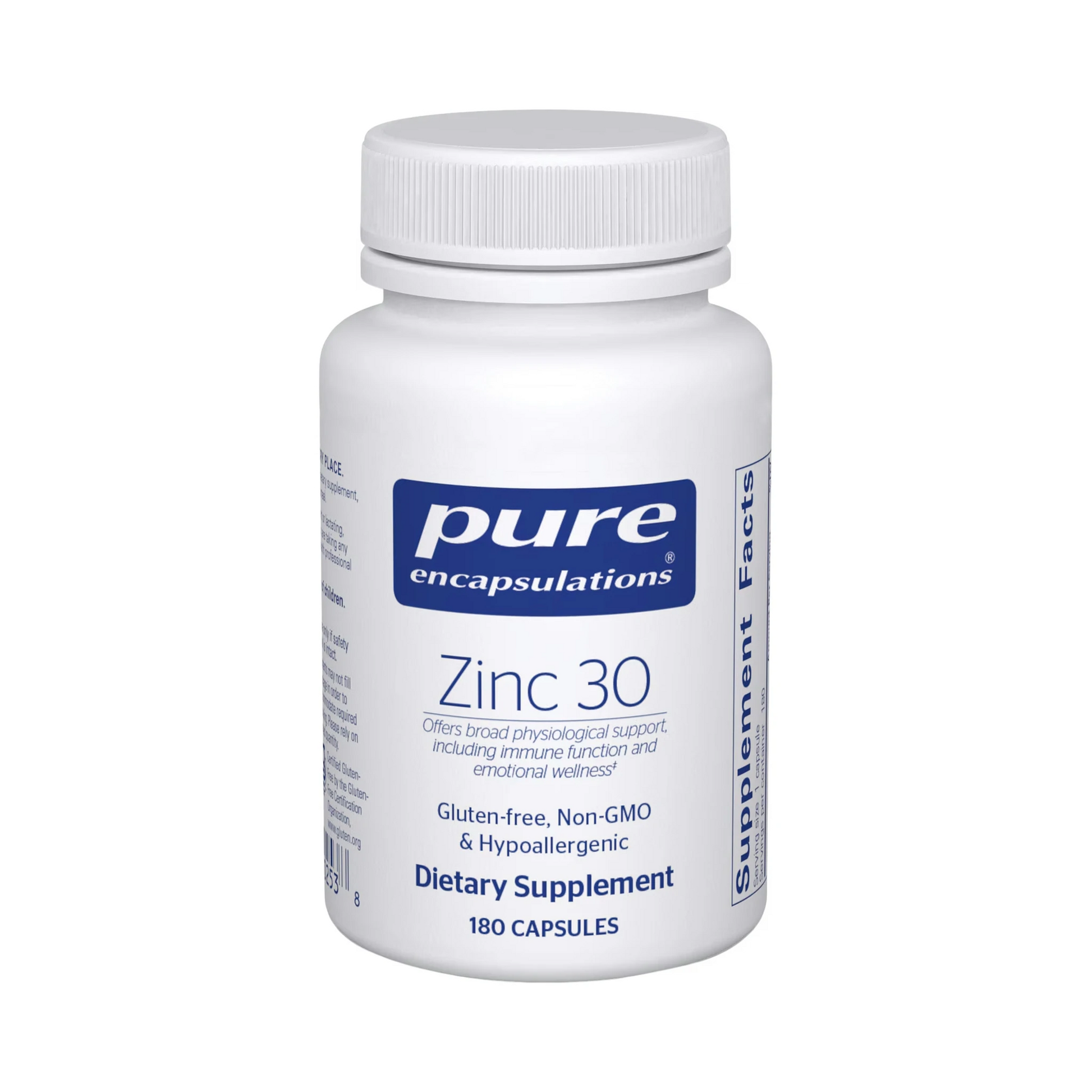 Pure Encapsulations Zinc 30 60 Capsules