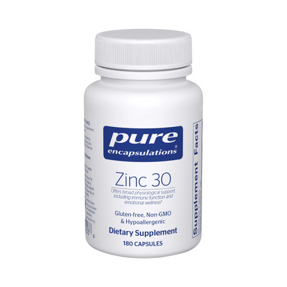 Pure Encapsulations Zinc 30 60 Capsules