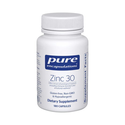 Pure Encapsulations Zinc 30 60 Capsules