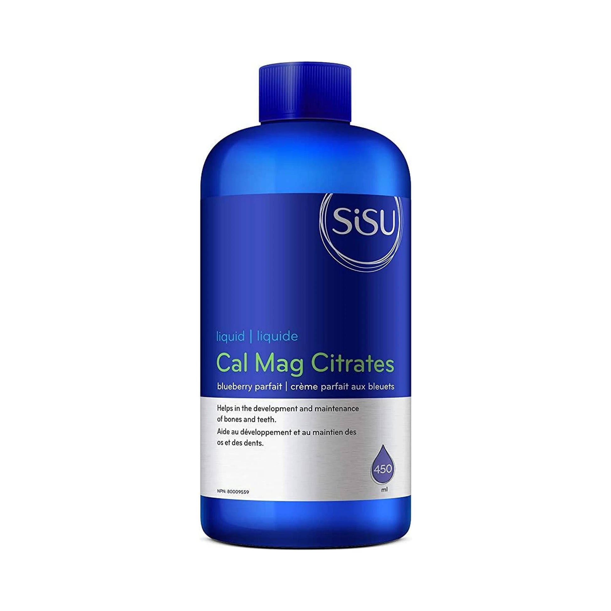 Sisu Cal Mag Citrates Liquid with D3 Blueberry Parfait 450mL