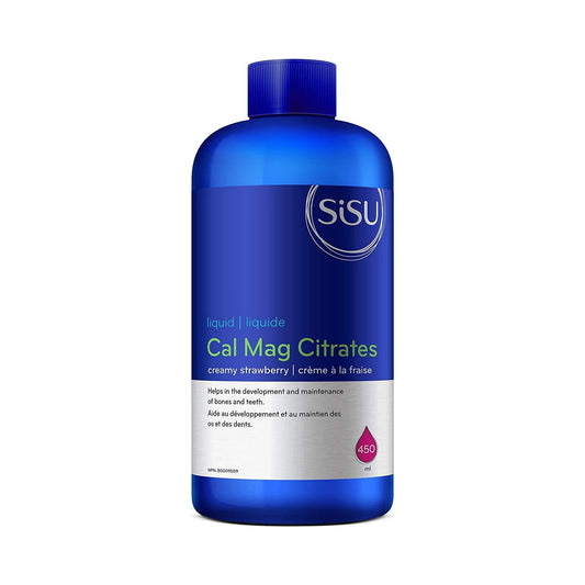 Sisu Cal Mag Citrates Liquid with D3 Strawberry 450mL