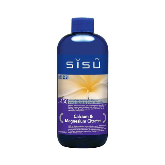 Sisu Cal Mag Citrates Liquid with D3 Vanilla 450mL
