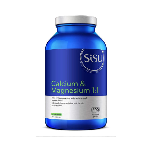 Sisu Calcium & Magnesium 1:1 with D3 300 Capsules