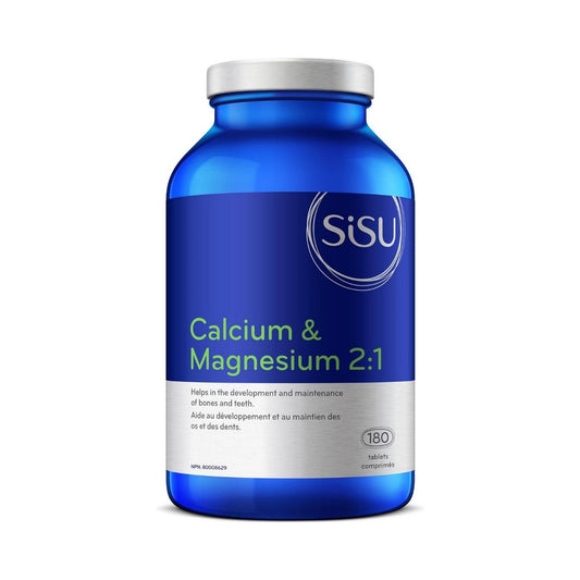Sisu Calcium & Magnesium 2:1 with D2 180 Tablets