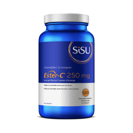 Sisu Ester-C 250mg Orange 120 Chewable Tablets