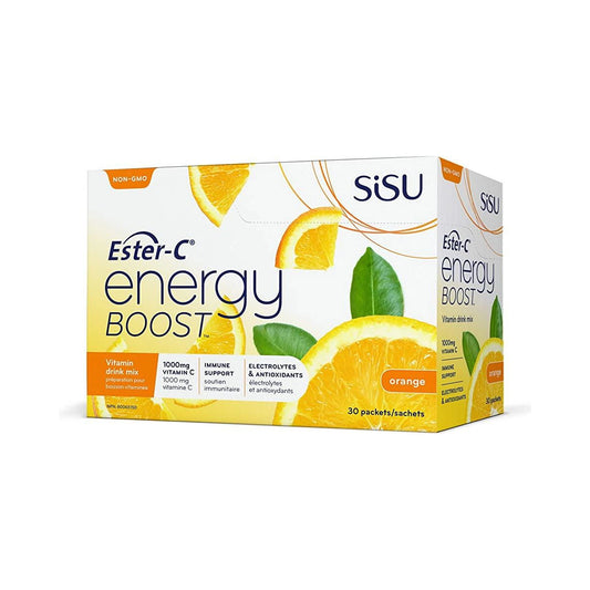 Sisu Ester-C Energy Boost Orange 30 Packets