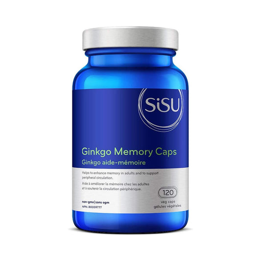Sisu Ginkgo Memory 120 Veg Capsules