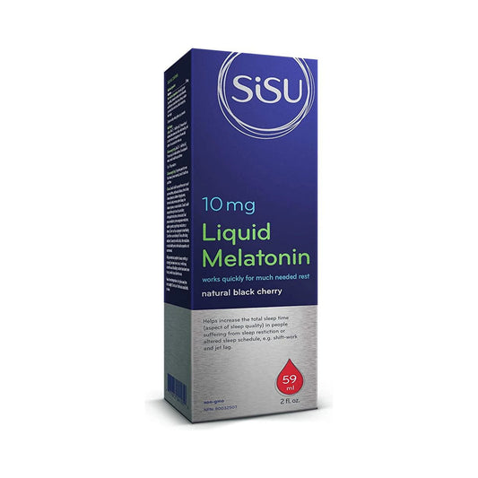 Sisu Melatonin Liquid 10mg Black Cherry 59mL