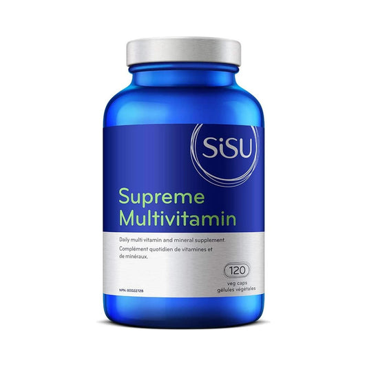 Sisu Supreme Multivitamin with Iron 120 Veg Capsules