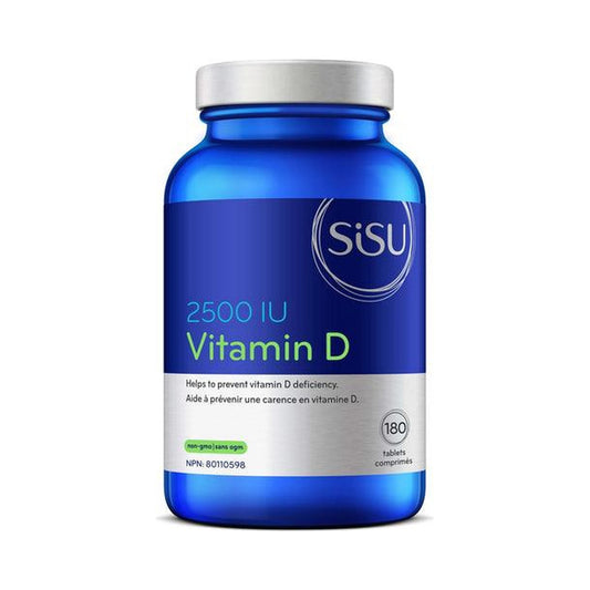 Sisu Vitamin D3 2500IU 180 Tablets