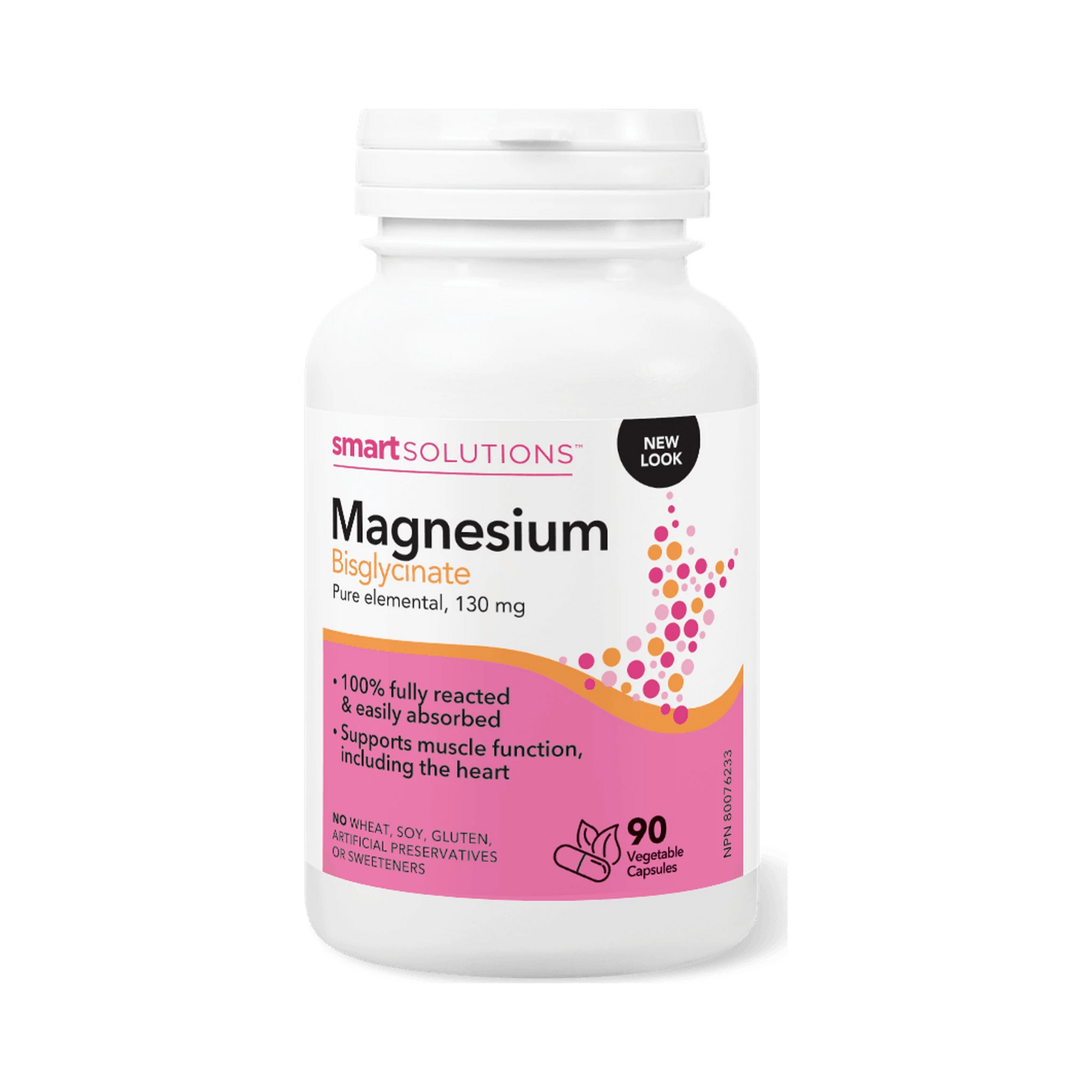Smart Solutions Magnesium Bisglycinate 90 Veg Capsules
