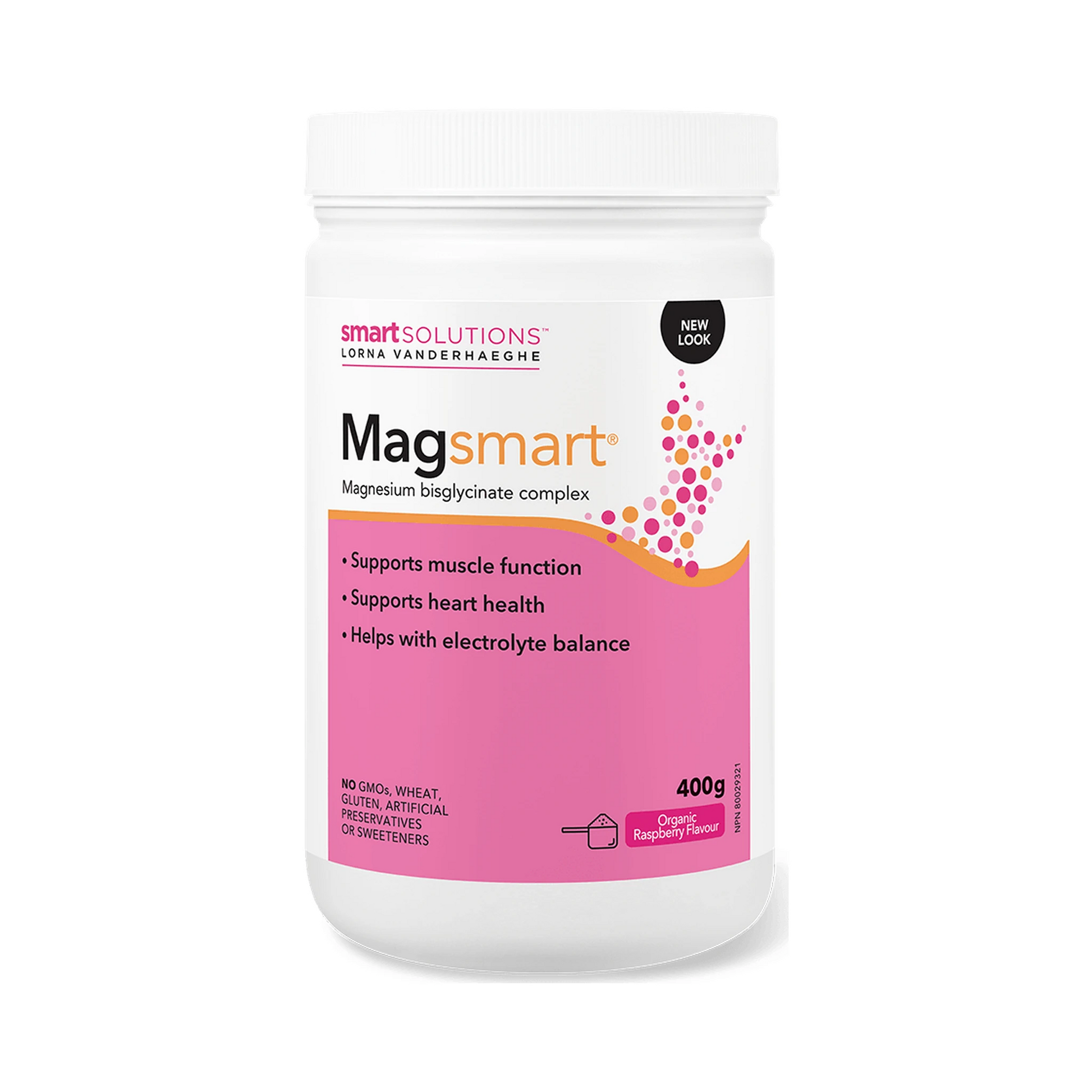 Smart Solutions Magsmart Powder Organic Raspberry 400g