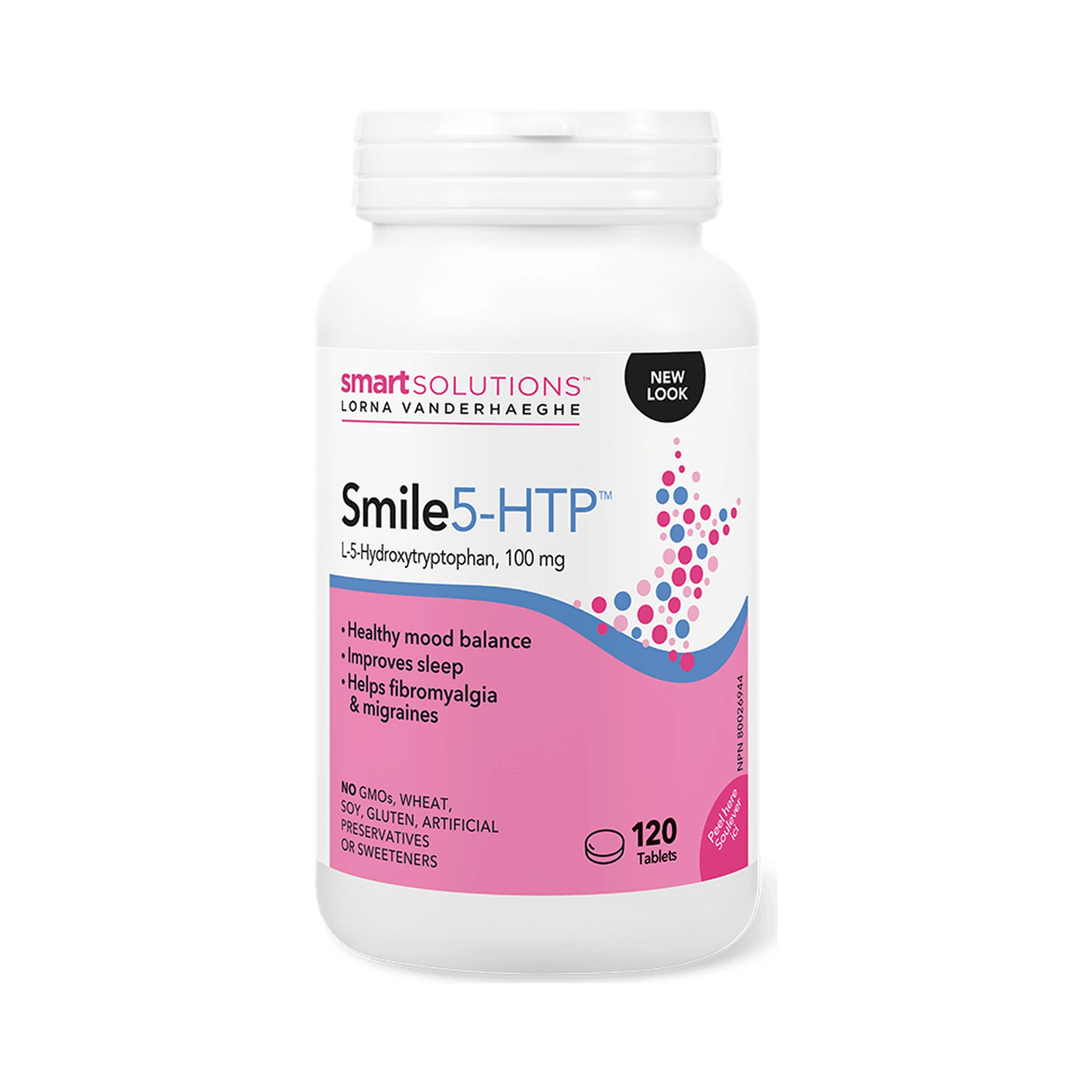 Smart Solutions Smile 5-HTP 120 Veg Capsules