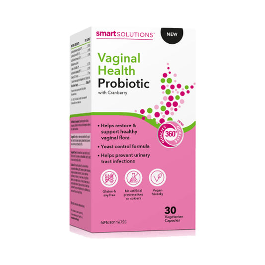 Smart Solutions Vaginal Health Probiotic 30 Veg Capsules