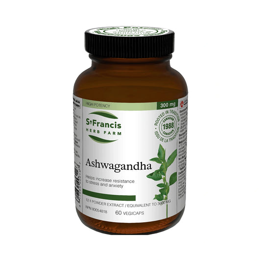 St. Francis Ashwagandha 12:1 Extract 60 Capsules