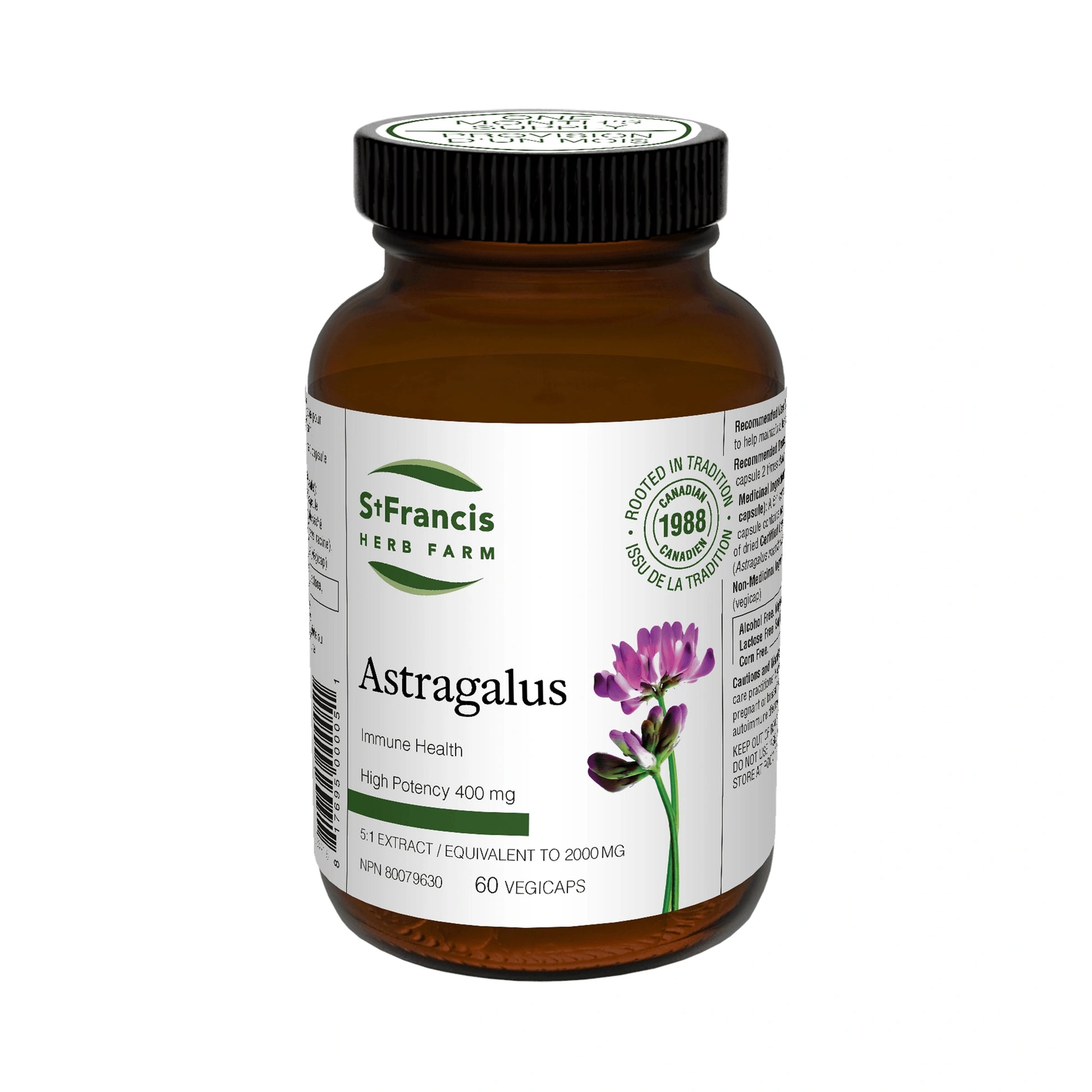 St. Francis Astragalus 5:1 Extract 60 Capsules